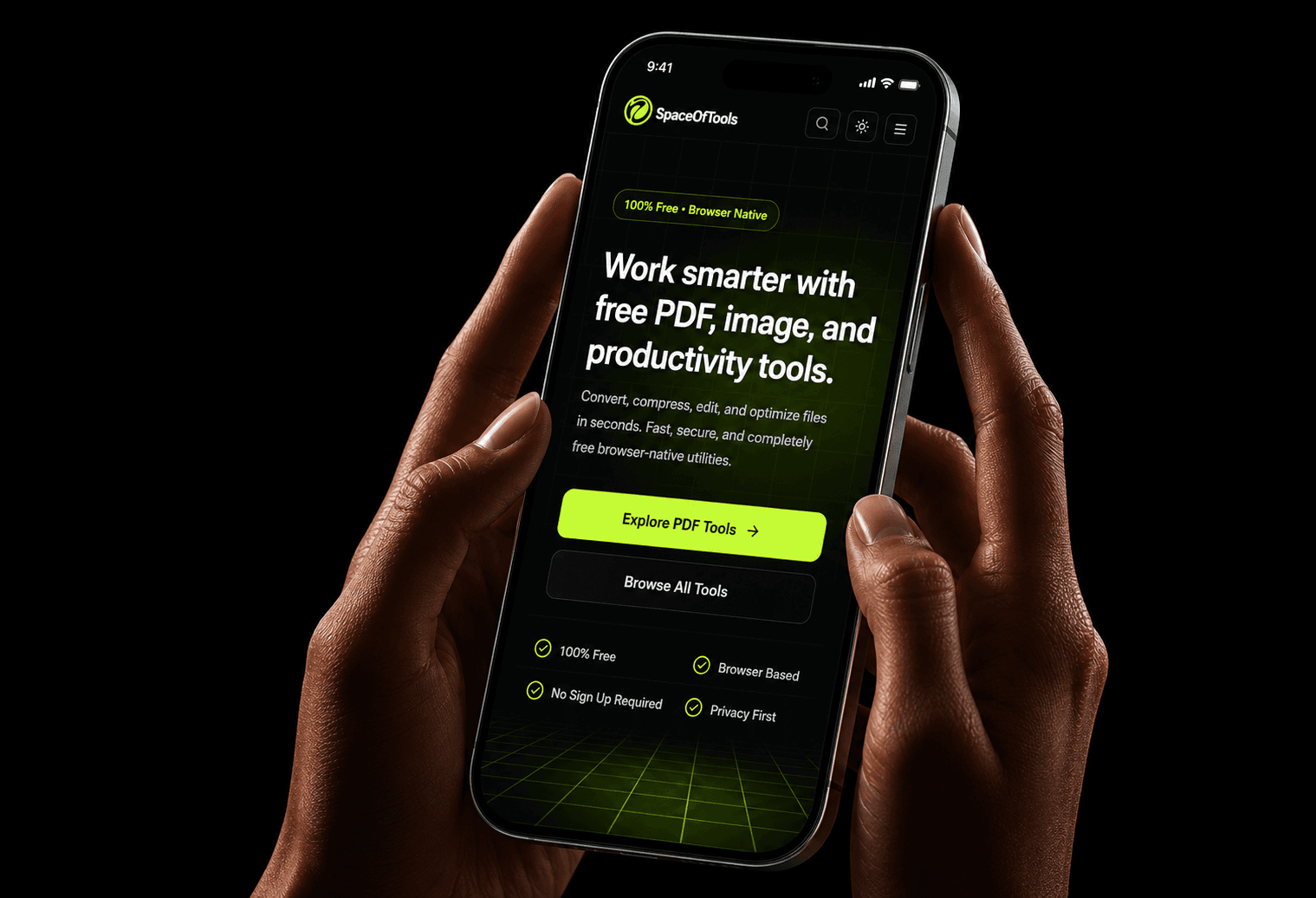 Space of Tools device preview mobile 2